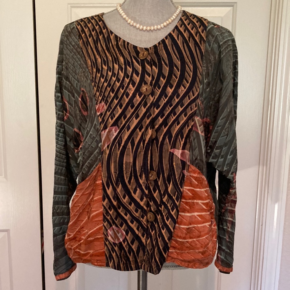 Kusnadi N. Y. Multi-colored jacket Sz L